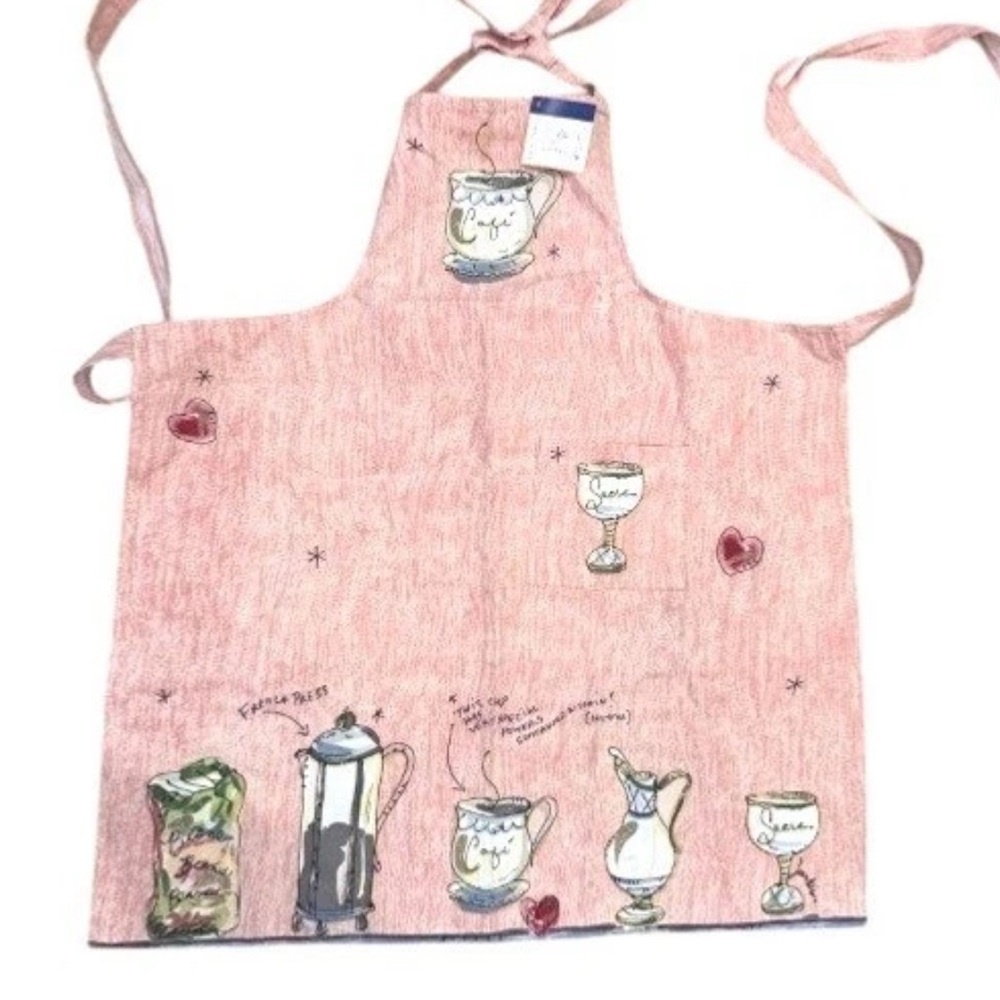 Julia Junkin Studio Artist Series by Western Linen Cafe Kitchen Apron - NWT